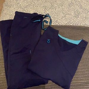 Scrubstar navy blue scrubs